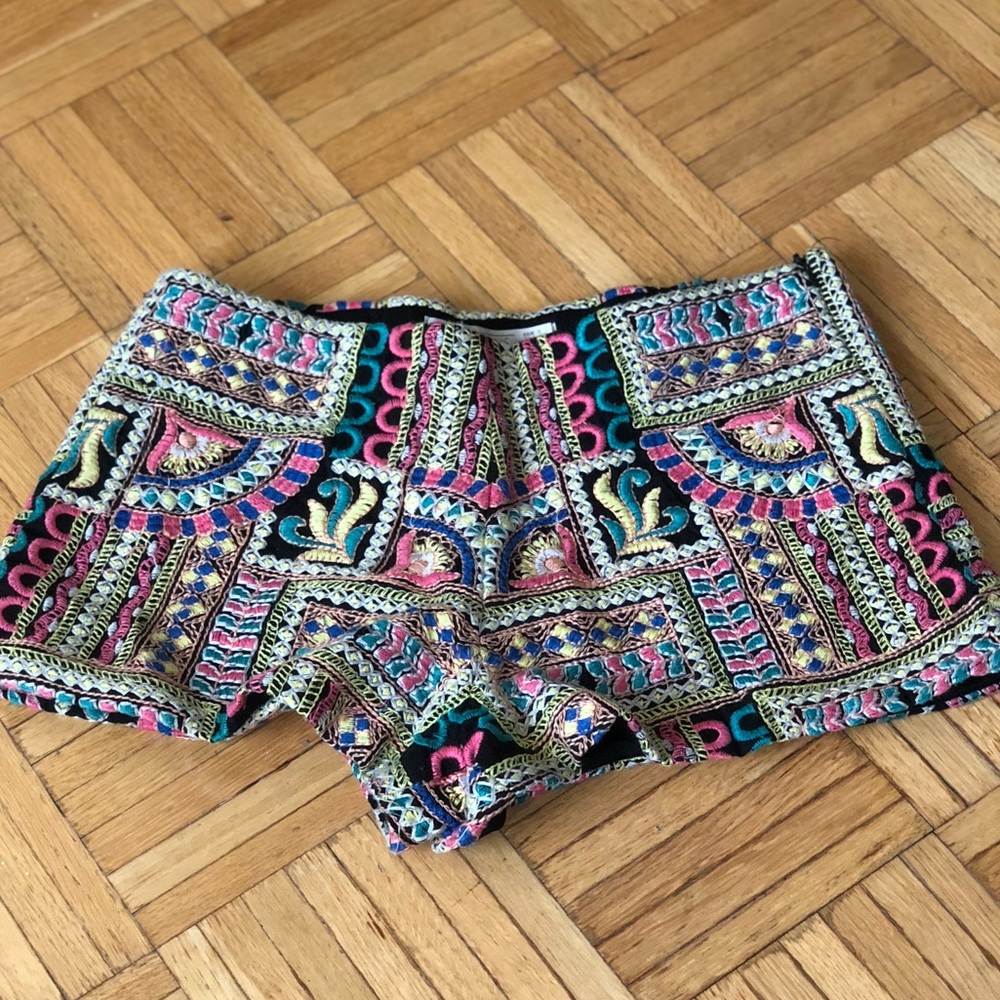 Gorgeous Moroccan embroidered shorts.